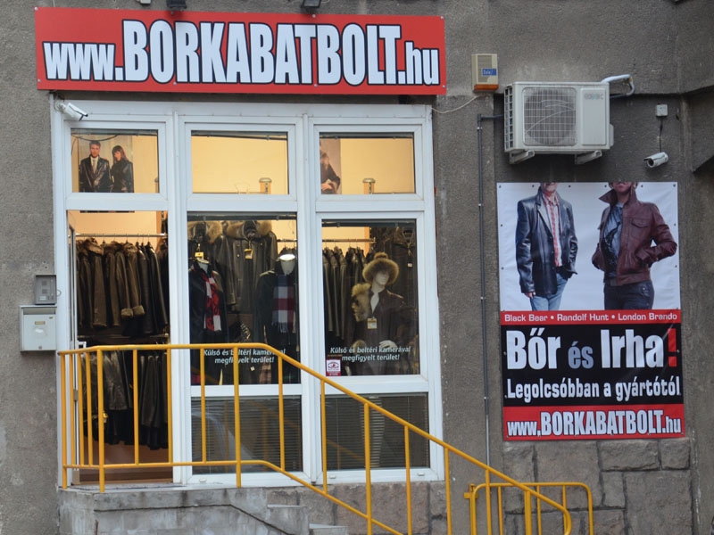 Bőrkabát bolt Budapest